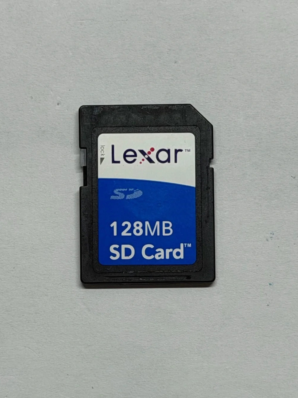 Lexar 128MB SD Memory Card Vintage Digicam Camera Storage